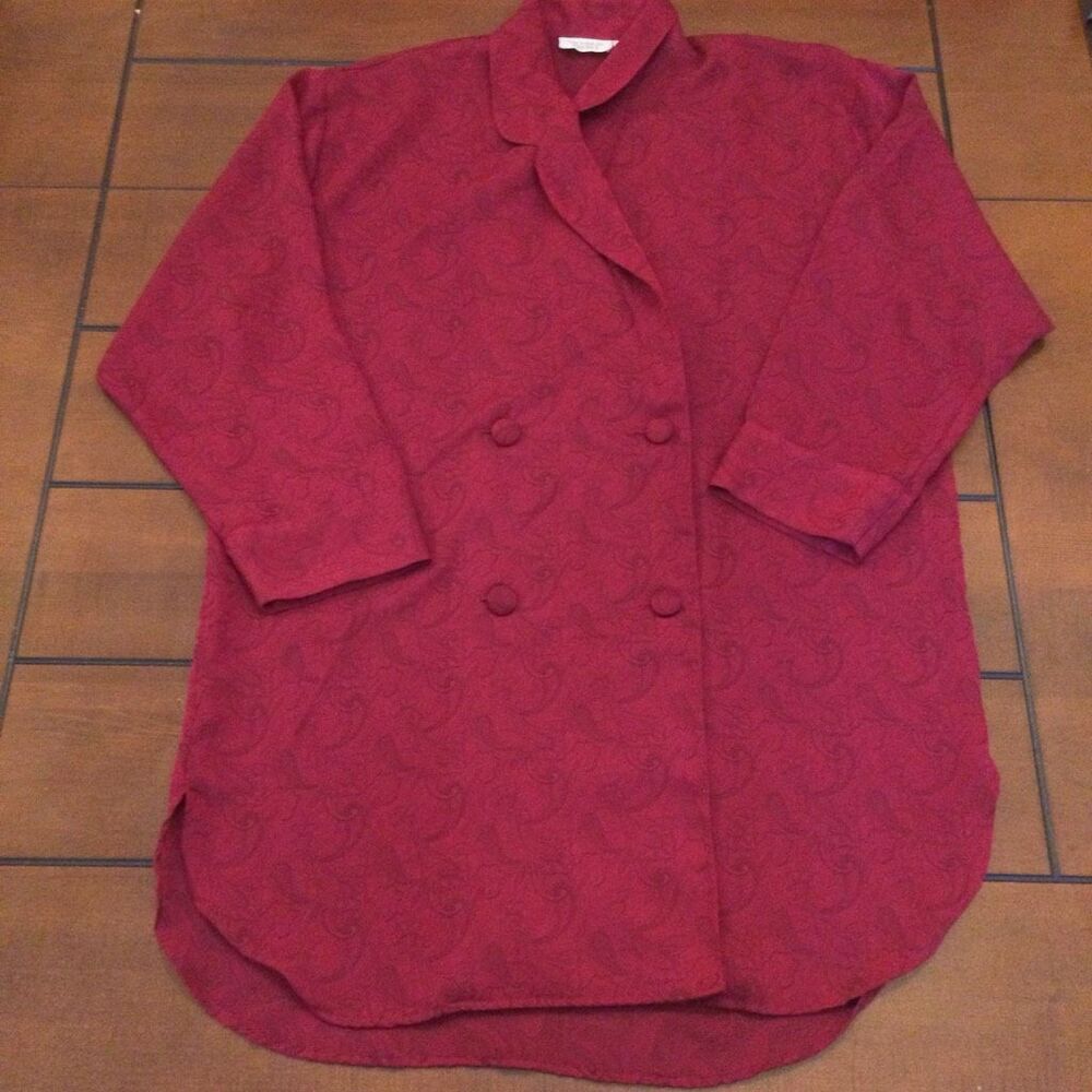 Victoria’s Secret gold label sleep blouse red m/l
